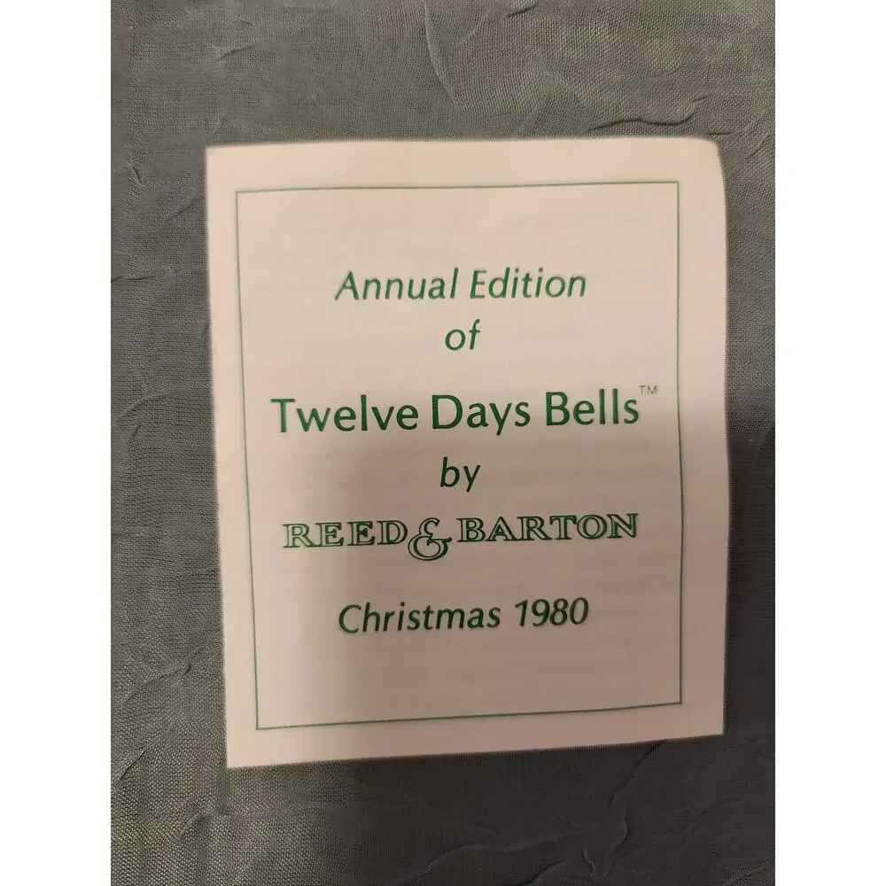 Reed & Barton, 12 Days of Christmas Bells, 1980